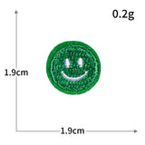 Smiley Heart Embroidered Patch