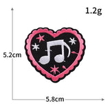 Gothic Music Note Skull Patch