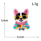 Pink Cartoon Embroidered Patch