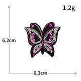 Sequin Butterfly Embroidered Patch