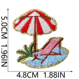 Summer Beach Chenille Patch