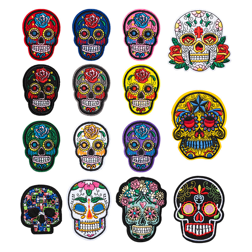 Day of the Dead Skull Patch