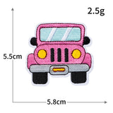 Pink Cartoon Embroidered Patch