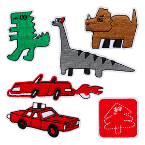 Animal Car Embroidered Patch