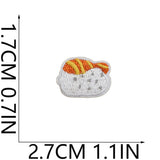 Mini Drink Cup Embroidered Patch