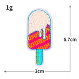 Ice Cream Embroidered Patch