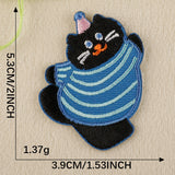 Self-Adhesive Animal Letter Embroidered Patch