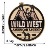 Round Badge Embroidered Patch