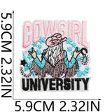 Western Cowboy Girl Patch