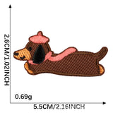 Self-Adhesive Dachshund Embroidered Patch