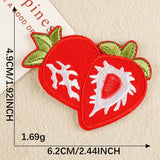 Strawberry Fruit Embroidered Patch