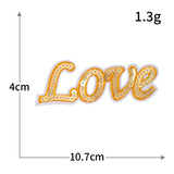 LOVE Heart Sequin Patch