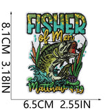Vintage Fishing Embroidered Patch