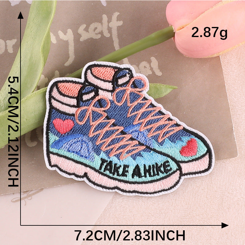 Letter Animal Embroidered Patch