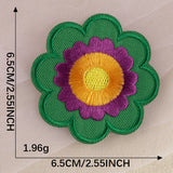 Floral Embroidered Patch