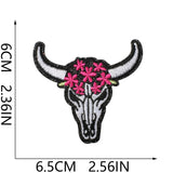 Pink Flame Cowboy Patch