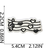 Music Note Embroidered Patch