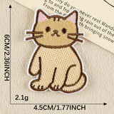 Self-Adhesive Cute Cat Embroidered Patch