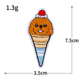 Ice Cream Embroidered Patch