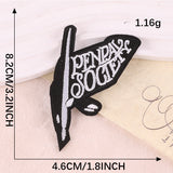 Self-Adhesive English Letter Embroidered Patch
