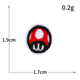 Smiley Heart Embroidered Patch