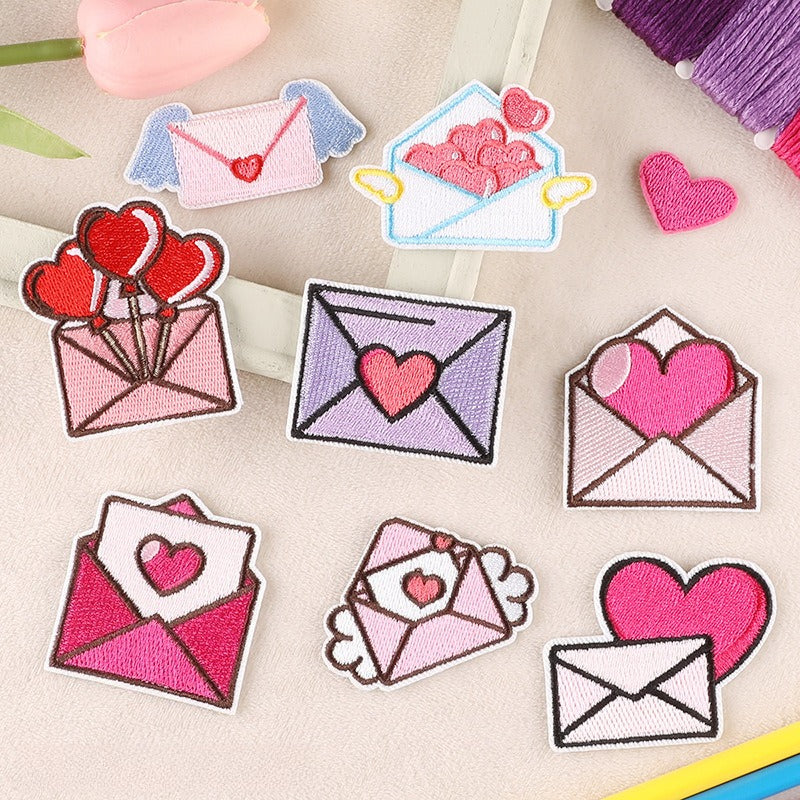 Valentine Heart Embroidered Patch