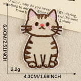 Self-Adhesive Cute Cat Embroidered Patch