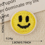 Heart Smiley Embroidered Patch
