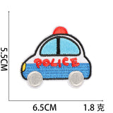 60-Piece Mixed Embroidered Patch Set