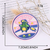 Round Character Embroidered Patch