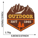 Round Badge Embroidered Patch
