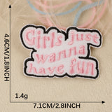 Self-Adhesive English Letter Badge Patch