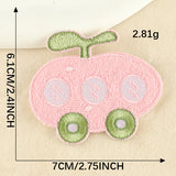 Self-Adhesive Fruit Car Embroidered Patch