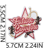 Western Cowboy Girl Patch