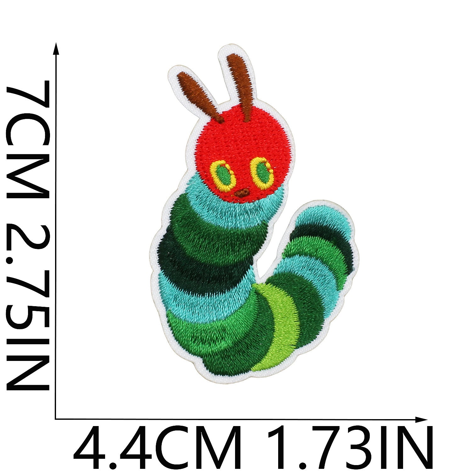 Caterpillar Embroidered Patch