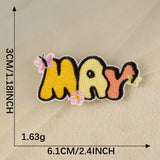English Letter Embroidered Patch