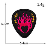 Gothic Music Note Skull Patch