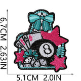 Western 8 Ball Embroidered Patch
