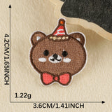 Self-Adhesive Red Panda Embroidered Patch