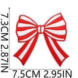 Bow Embroidered Patch