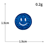 Smiley Heart Embroidered Patch