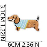 Dachshund Embroidered Patch