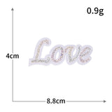 LOVE Heart Sequin Patch