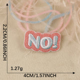 Self-Adhesive English Letter Badge Patch