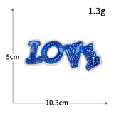 LOVE Heart Sequin Patch