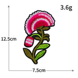 Rose Plum Blossom Embroidered Patch