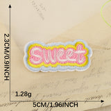 Self-Adhesive Butterfly Letter Embroidered Patch