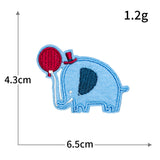 Self-Adhesive Animal Face Embroidered Patch