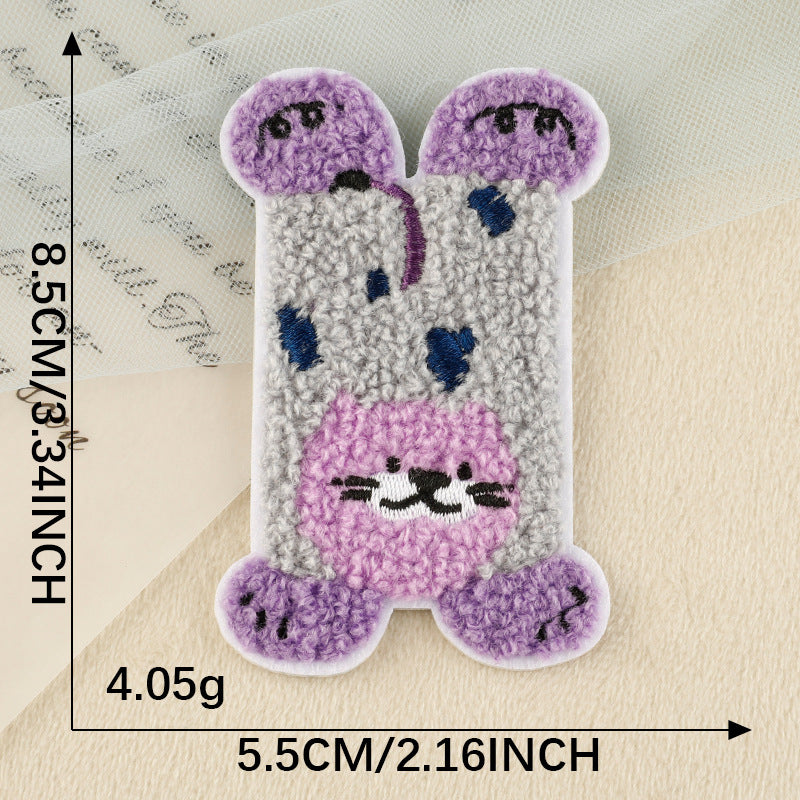 Self-Adhesive Animal Chenille Patch