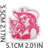 Western Cowboy Girl Patch